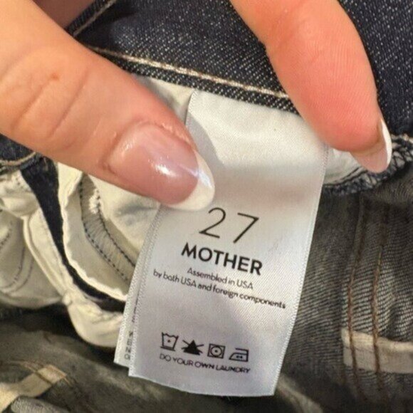 ⭐️ MOTHER JEANS - RASCAL ANKLE FREY-Cropped Jeans- In Partners Undercover - Picture 11 of 15